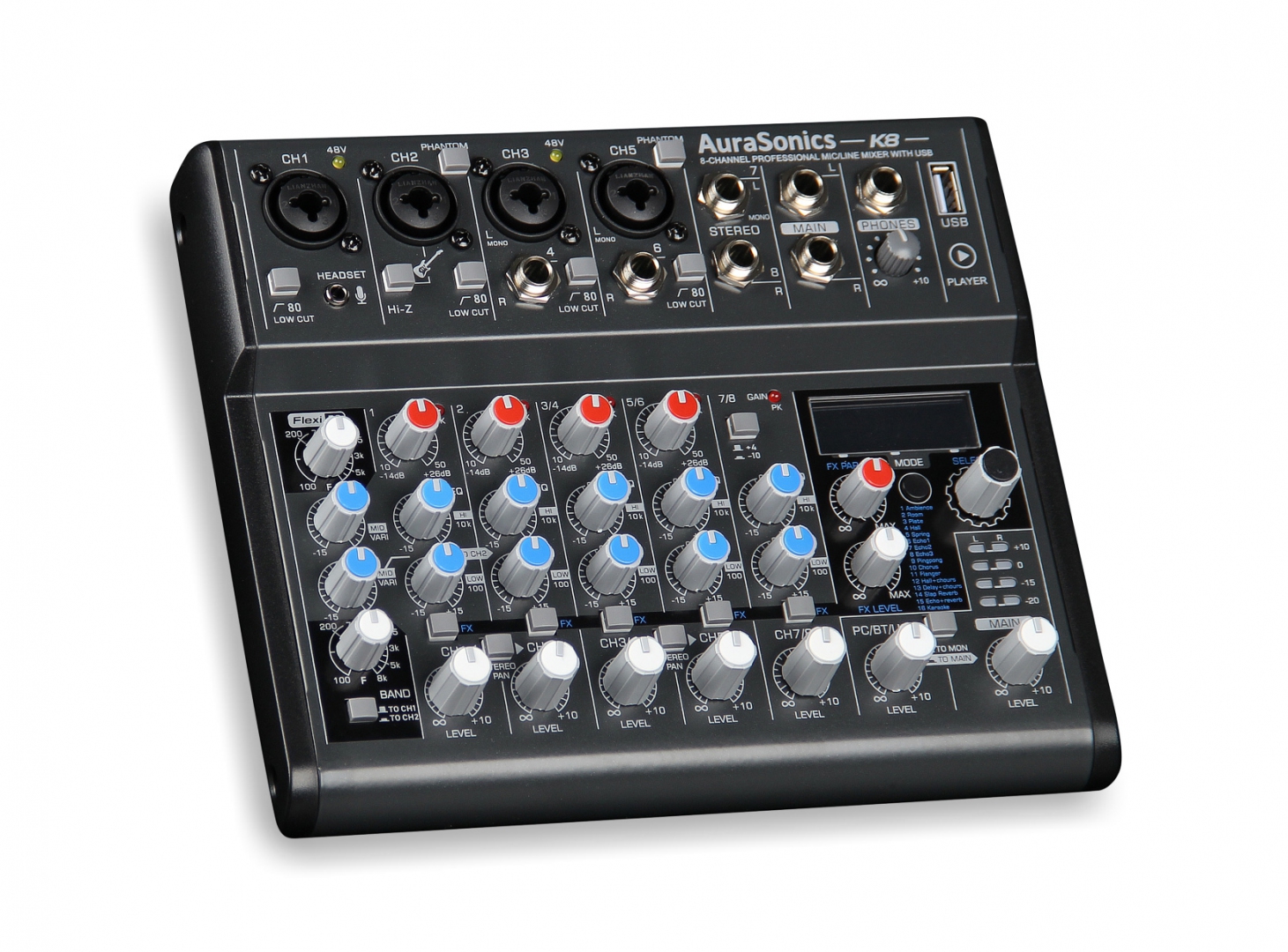 AuraSonics K8 компактный микшерный пульт в Татарстане