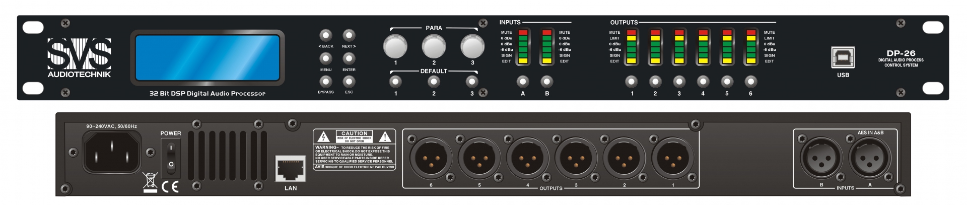 SVS Audiotechnik DP-26 Цифровой процессор: 2 входа 6 выходов в Татарстане