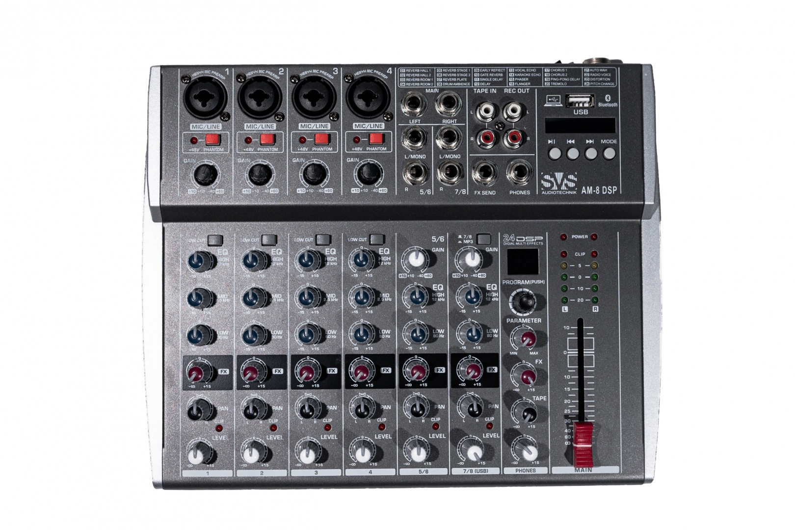 SVS Audiotechnik mixers AM-8 DSP Микшерный пульт аналоговый, 8-канальный в Татарстане